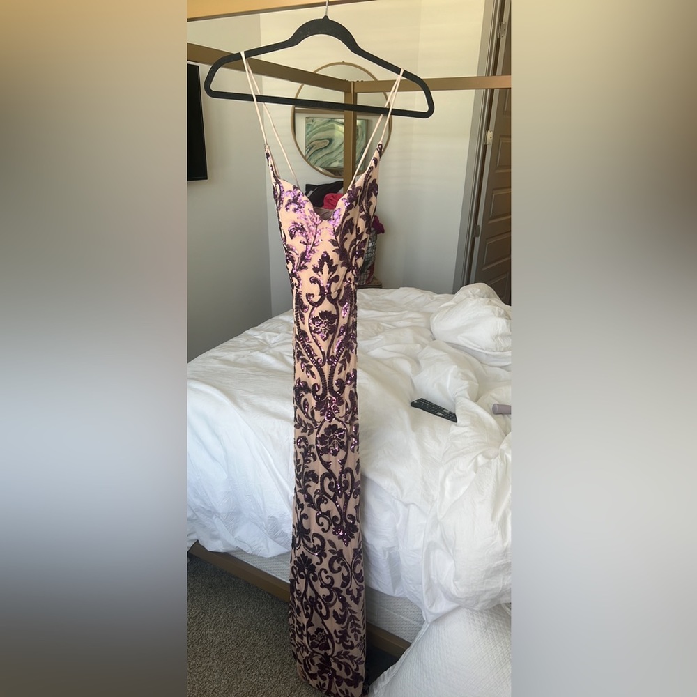 Brand new sequin prom/formal dress